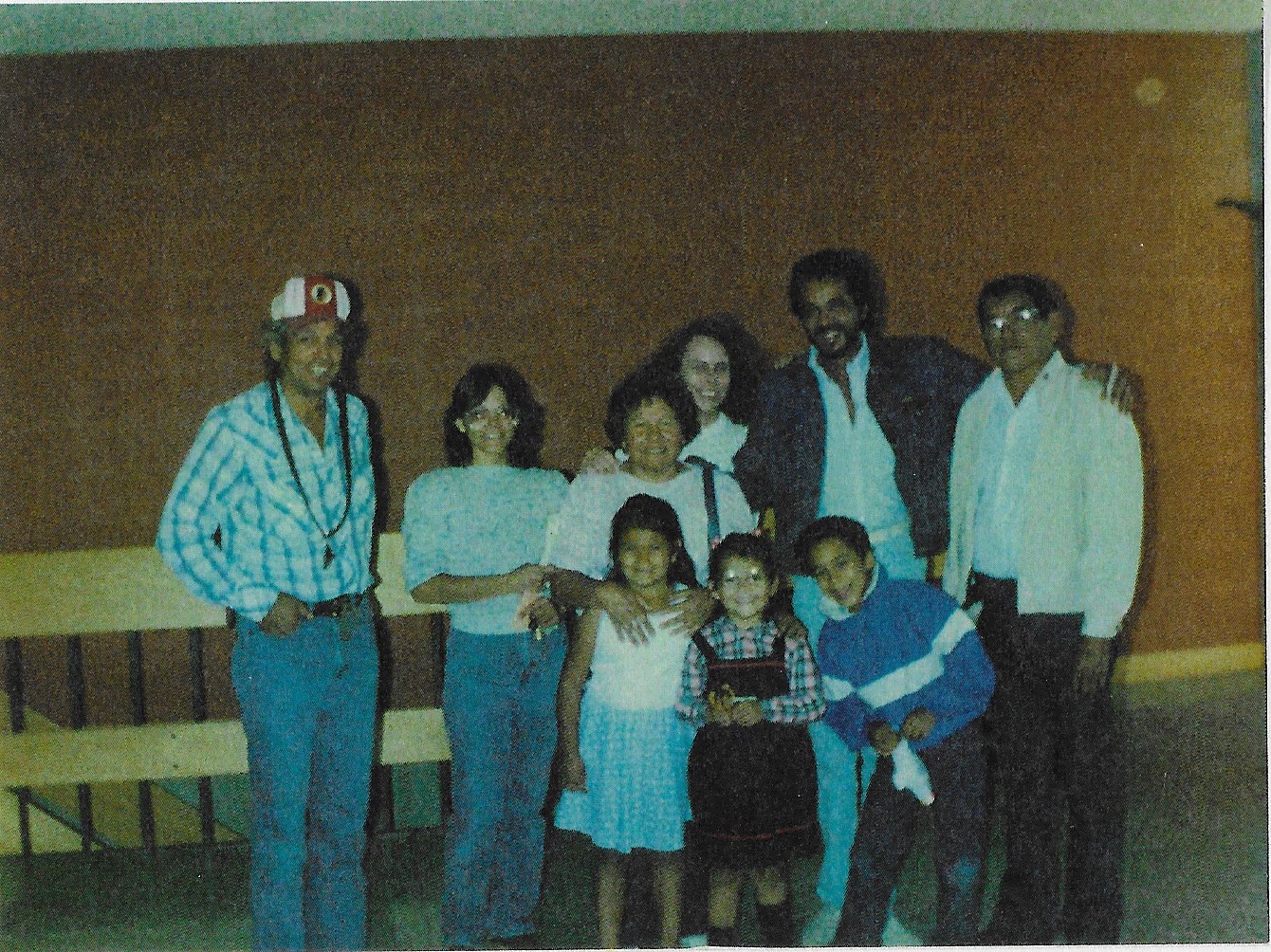 Ali Zaid and Robert Gopher families gathered in MT, 1986