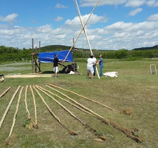  building a teepee