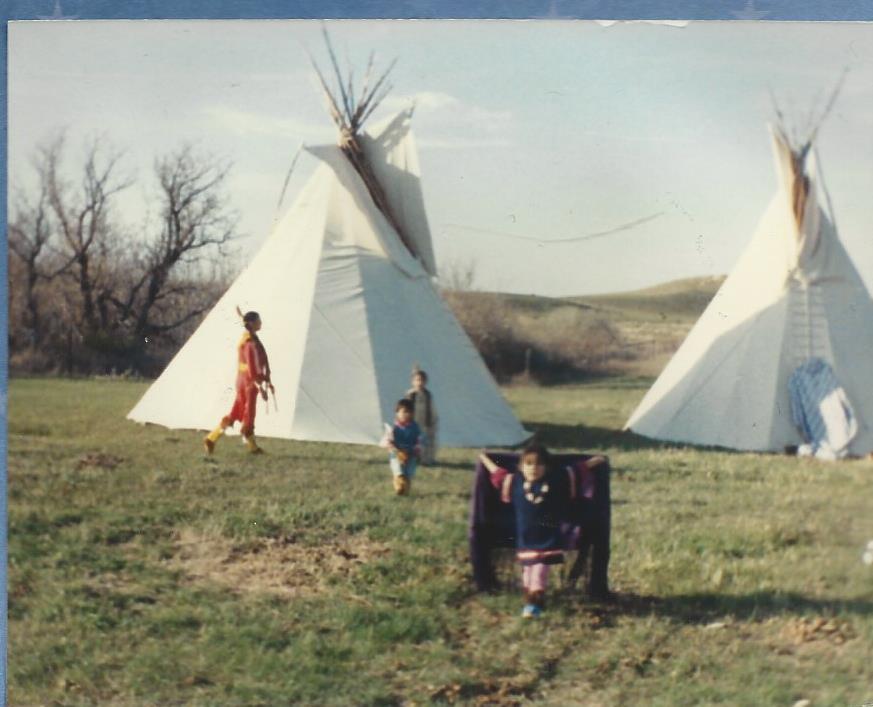 teepees at Big Warm Camp