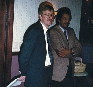 Paul Zogg and Ali Zaid at the premiere screening of Indian Tears of Love