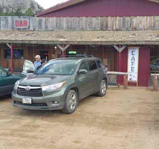 Cars at Miners Cafe