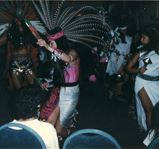 Ceremonial dance in traditional dress