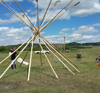  Teepee frame up